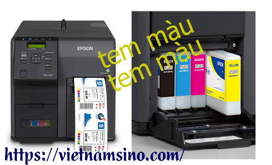 Máy in tem nhiều màu Epson C7500Máy in tem nhiều màu Epson C7500