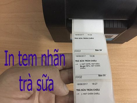 Nơi bán giấy in tem trà sữa giá rẻ nhất thị trường